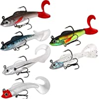 WYSUMMER Señuelos de pesca suaves- señuelos de pesca- señuelos de pesca 3D con ojos suaves y cebos artificiales